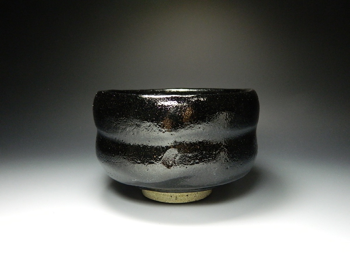 黒楽茶碗 銘「一期一会」 全体の姿